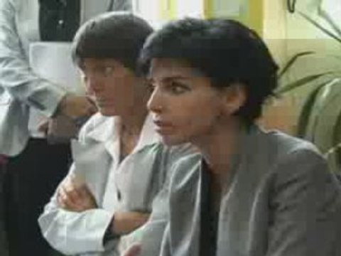 Rachida Dati au Centre de jeunes détenus de Fleury-Mérogis