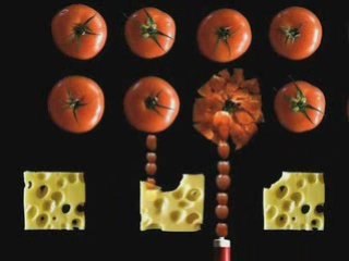 Space Invaders tomato ketchup