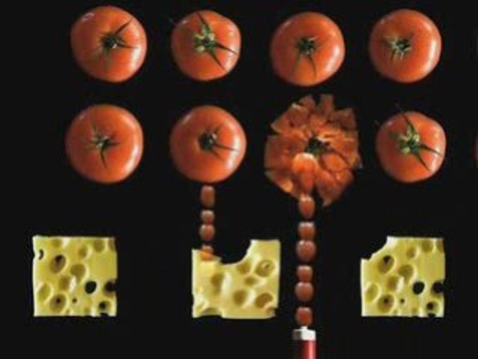 Space Invaders tomato ketchup