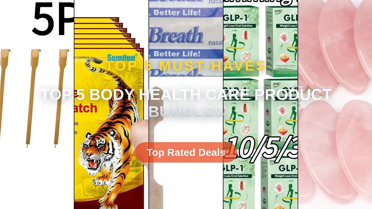 Amazing Top 5 Body Health Care Product Bundles You Need To See - 10 Pcs ...