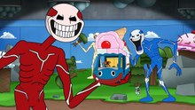 POPPY PLAYTIME  vs  VERITY  MINECRAFT AI TITANS 💥ATTACK ON TITAN PARODY⚫ (Minecraft Animation GameToons)🚨Friendly Funny Halloween Cartoon for kids