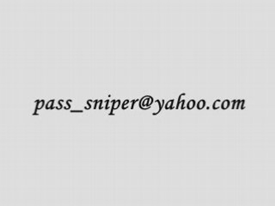 A yahoo password