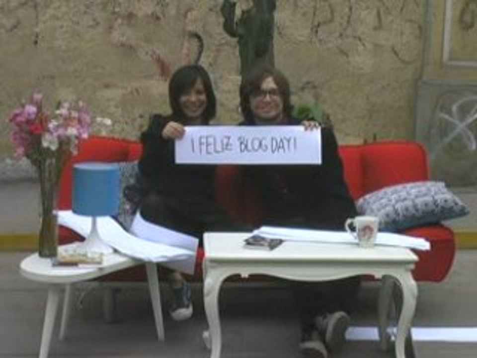 Blogday 2008:Alicia Bisso y Henry Spencer saludan a bloggers