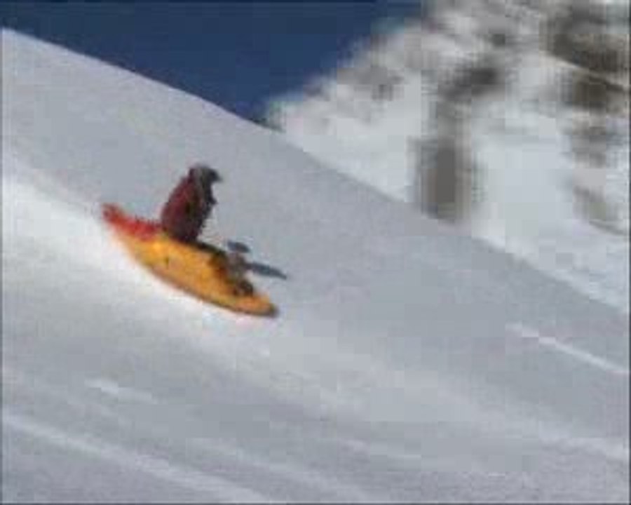 Snow kayak