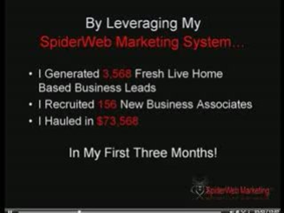 The Spider Web Marketing System Please Take My Advice !!!