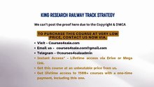Courses4sale.com — King Research Railway Track Strategy