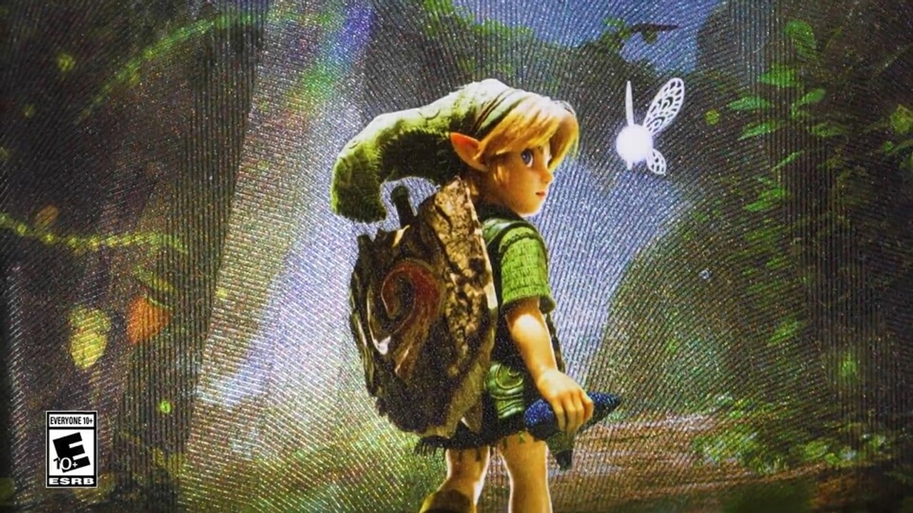 Zelda: ocarina of time stellt die erste auflage der physischen edition vor – mit glitzer-cover