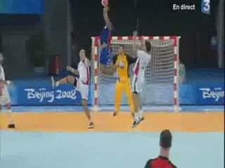 But Narcisse demi finale JO Handball FRANCE CROATIE + fin