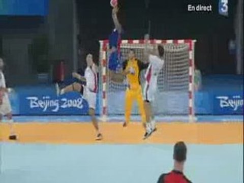 But Narcisse demi finale JO Handball FRANCE CROATIE + fin