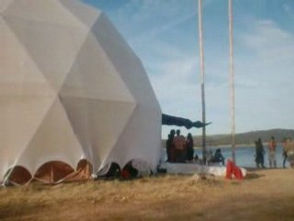 boom festival 2008 au niveau du pont et d'ambient forest