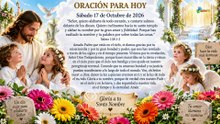 ORACIÓN PARA HOY  Sábado 17 de Octubre de 2026