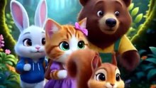🐰 Cute Animal Adventures 🐻🐱 | Funny 3D Animated