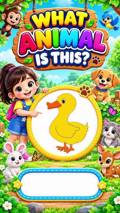 Only Smart Kids Can Guess This! 🧠 | [ANIMAL NAME] Quiz - video Dailymotion