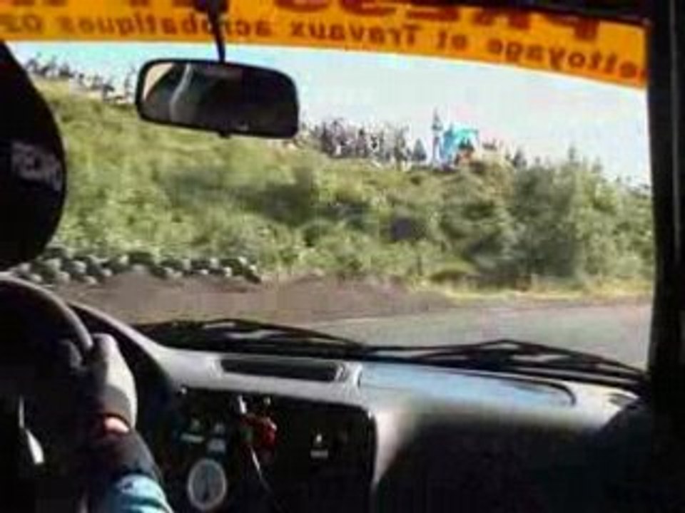 course de cote du mont dore en honda civic gr.A