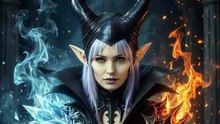 Dark Fantasy Magic – Ice, Fire & Horns (Ione)