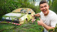 Rescatamos y revivimos un auto abandonado que encontramos en el bosque: llevaba 30 años ahí!