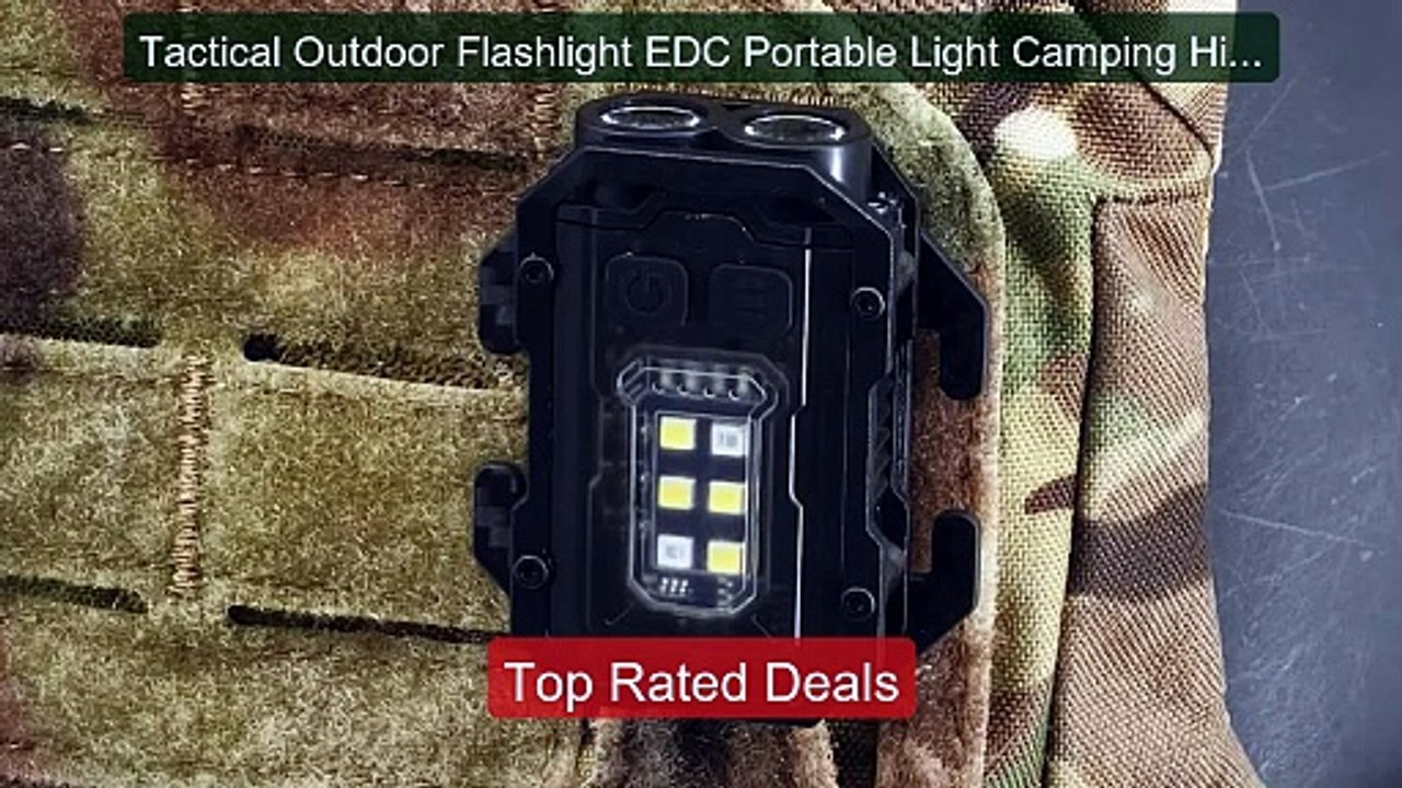 Tactical Outdoor Flashlight EDC Portable Light Camping Hiking... -- Amazing Value 2026 | Must Have!