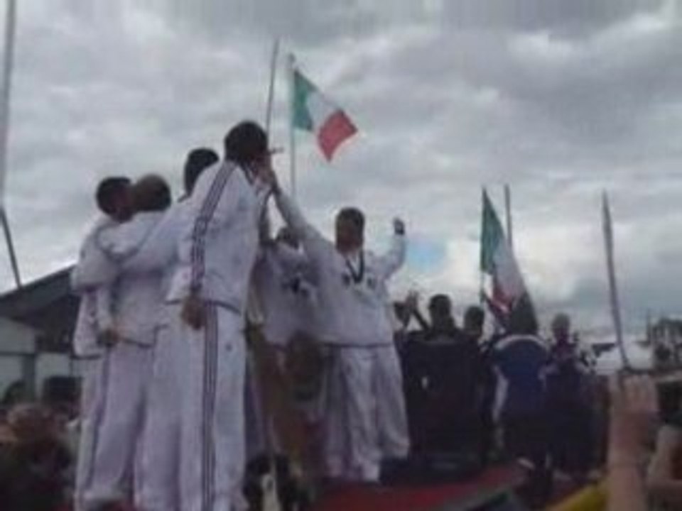 L'équipe France championne du monde de VR8