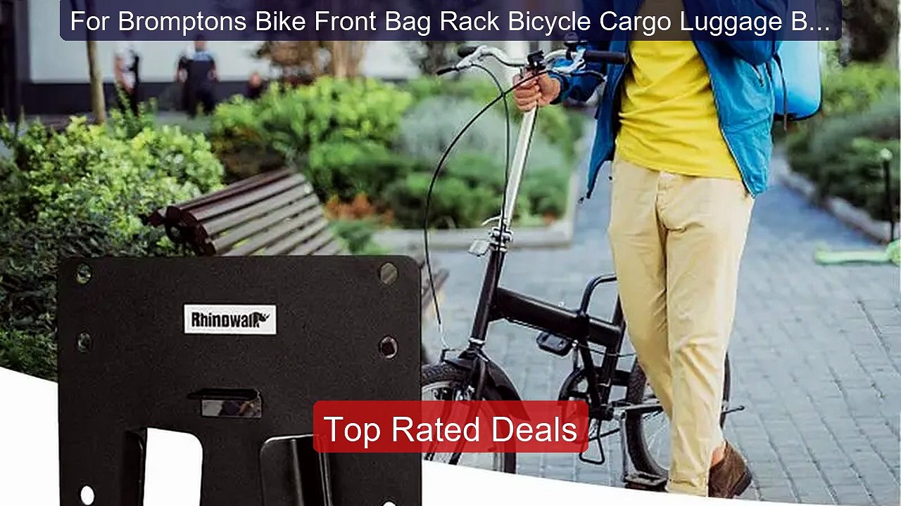 For Bromptons Bike Front Bag Rack Bicycle Cargo Luggage Bracke ...