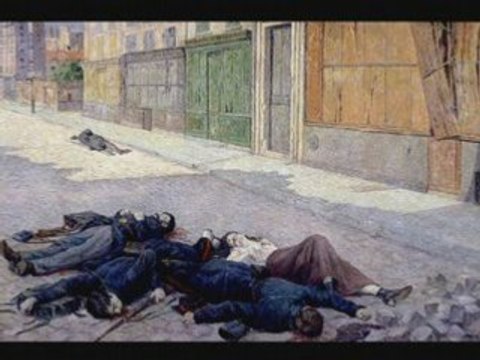 une rue de Paris en 1871 La Commune (1903-Maximilien Luce)