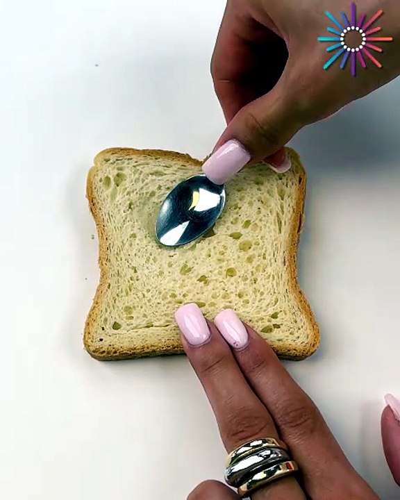 Heart-shaped jam toast hack 💖 - video Dailymotion