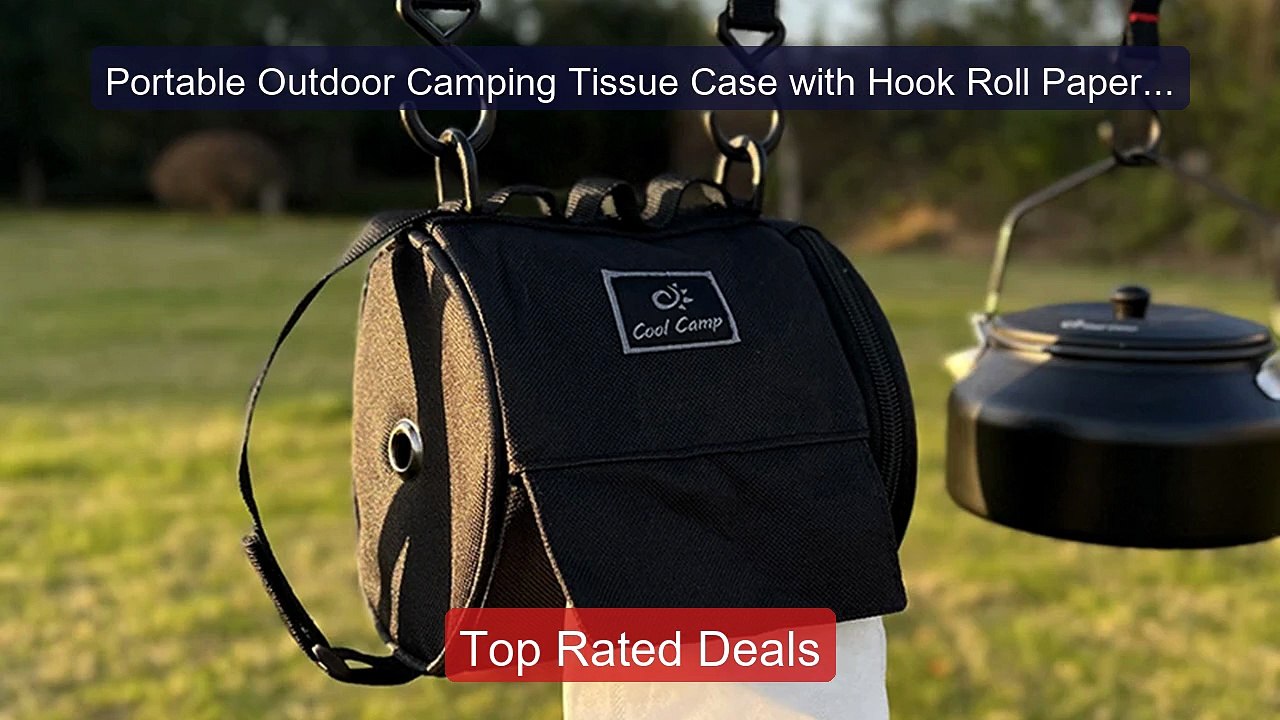 Portable Outdoor Camping Tissue Case with Hook Roll Paper S... -- Top Pick 2026 | Unbeatable Price!
