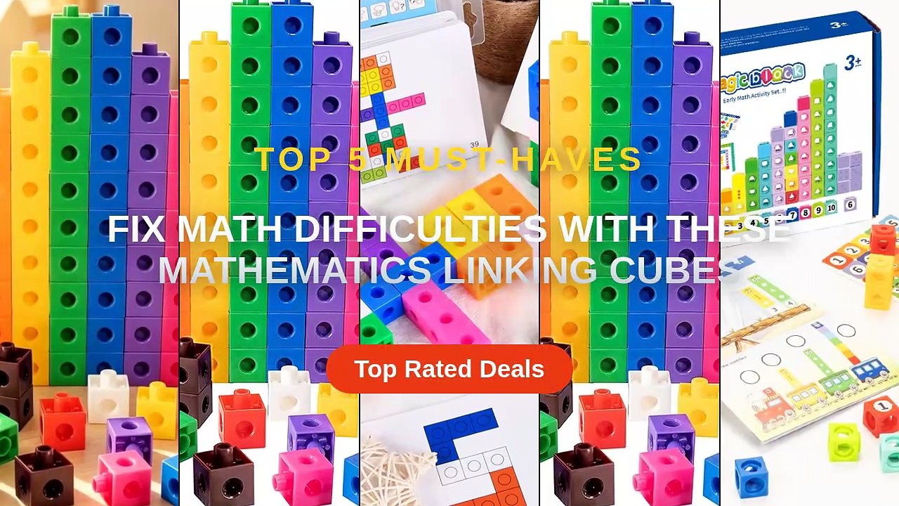 Fix Math Difficulties With These Mathematics Linking Cubes - Video ...