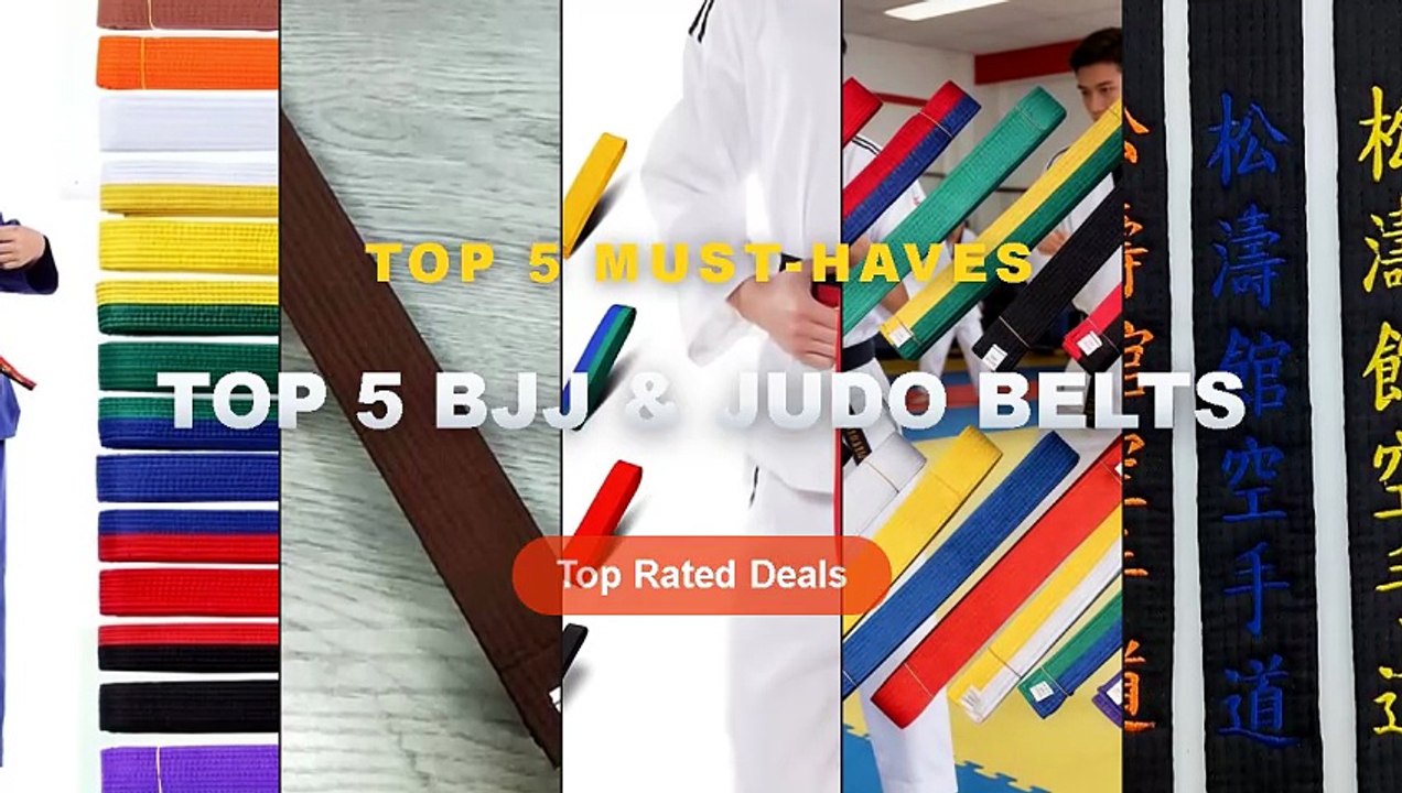 Why Everyone Is Buying Top 5 BJJ & Judo Belts - Shotokan Karate Black ...