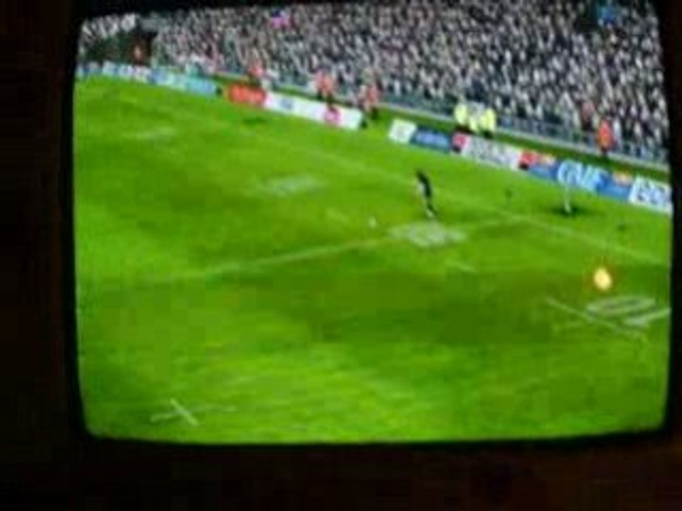 Rugby08- Penalité a 52 m et 36 km'h de vent