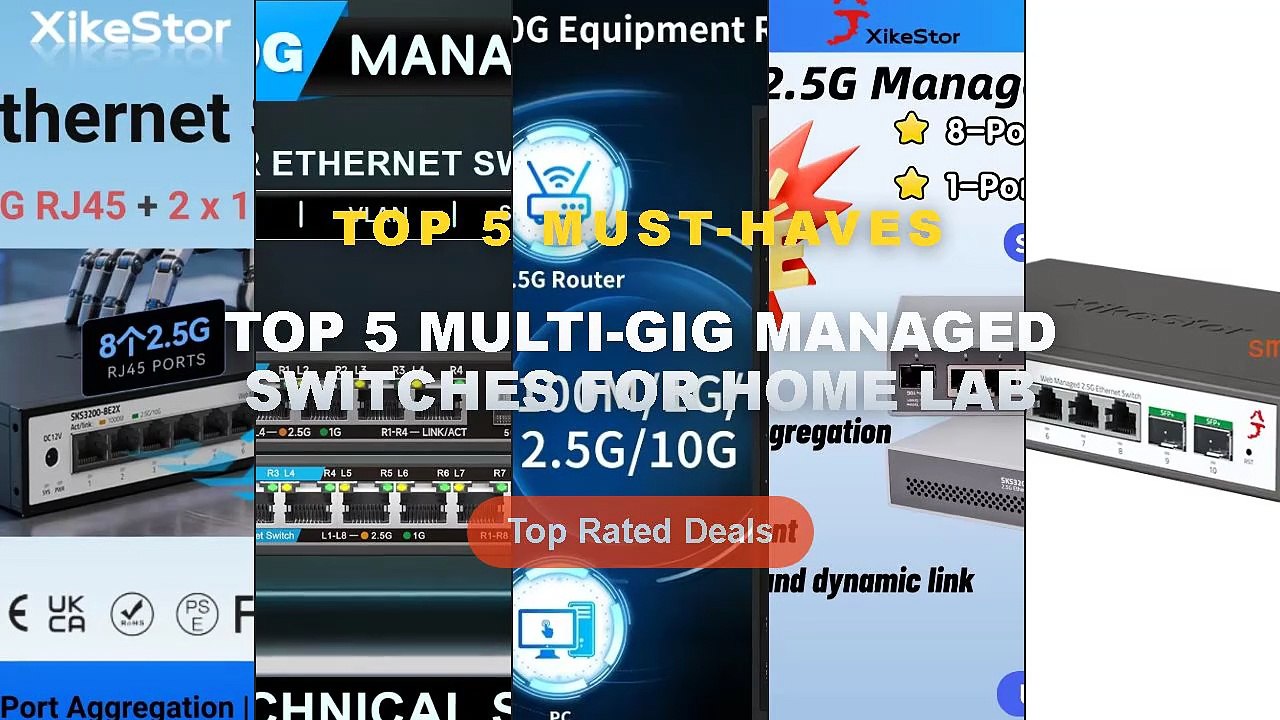 Don't Buy Top 5 Multi-Gig Managed Switches For Home Lab Before Watching ...