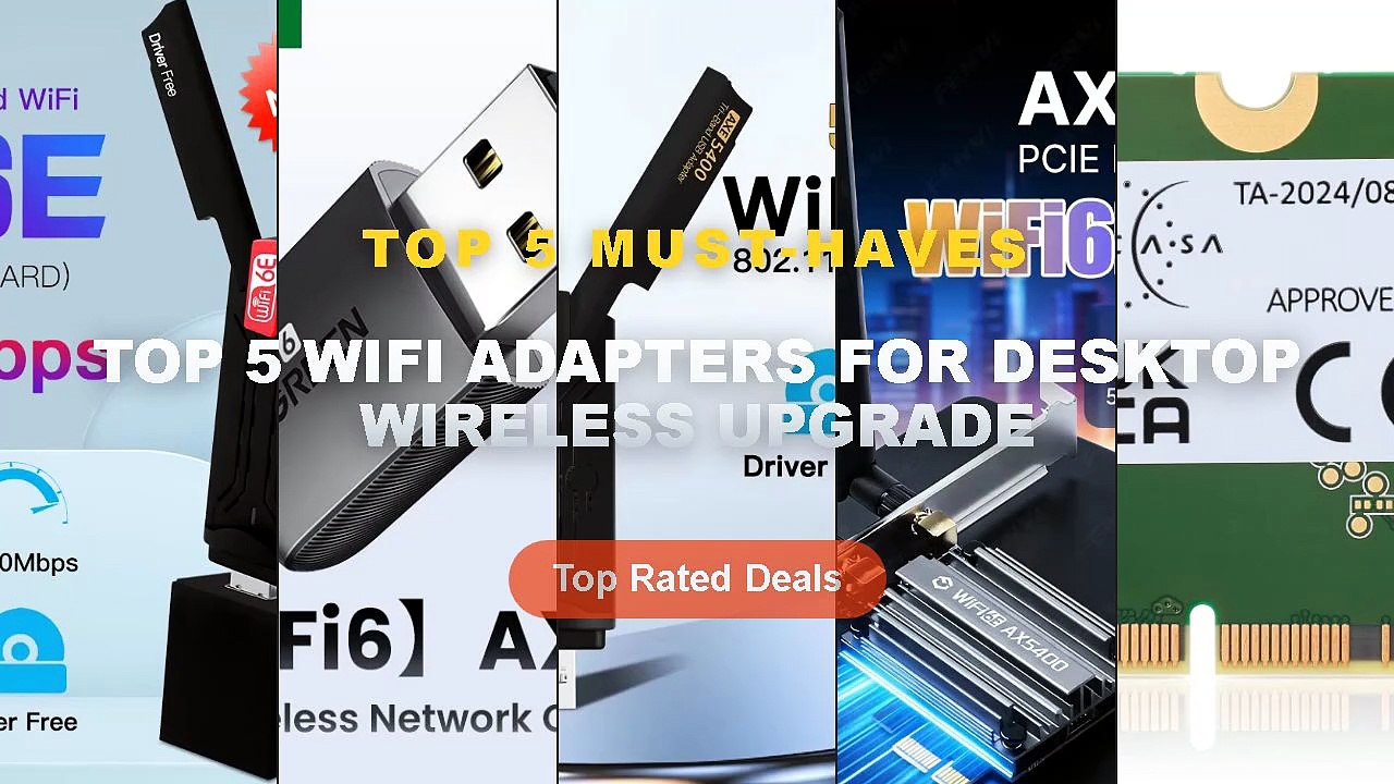 Why Everyone Is Buying Top 5 WiFi Adapters For Desktop Wireless Upgrade ...