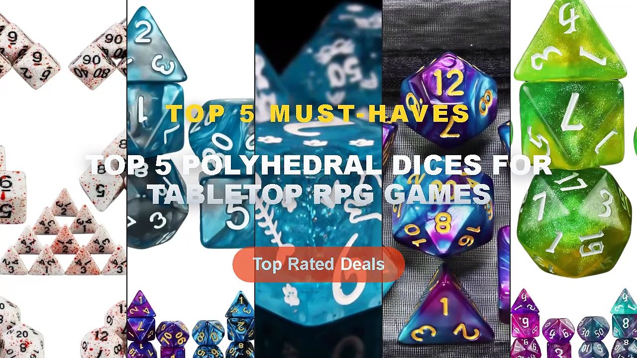 Don't Buy Top 5 Polyhedral Dices For Tabletop RPG Games Before Watching ...