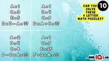 #ThinkYouCan 🤨😏 Can You Solve These 4 Letter Math Puzzles? 📓