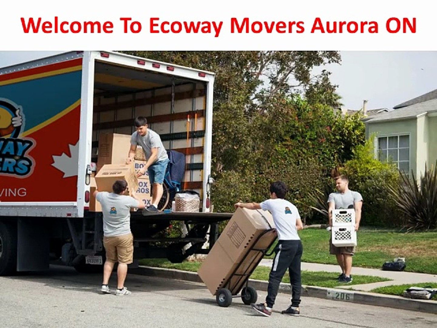 Ecoway Movers : #1 Moving Company in Aurora, ON | 289–217–9016