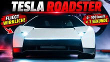 Tesla Roadster: Elon Musk zeigt den fliegenden Elektro-Supersportwagen!