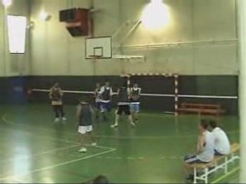 1er match amical bollene basket1