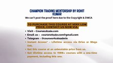 Courses4sale.com — Champion Trading Mentorship by Rohit Kumar