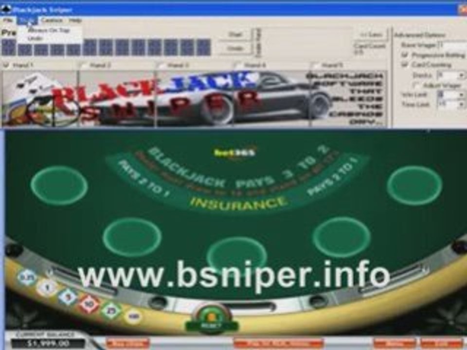 Blackjack Tips : Blackjack Sniper Explained $3000 per day
