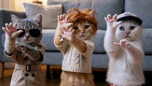 Funny Cat Videos 😻 Adorable Dancing Cats #catfunny