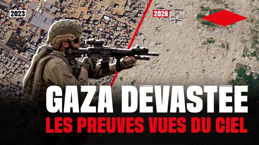 Gaza : trois ans de dévastation racontés par les images satellite