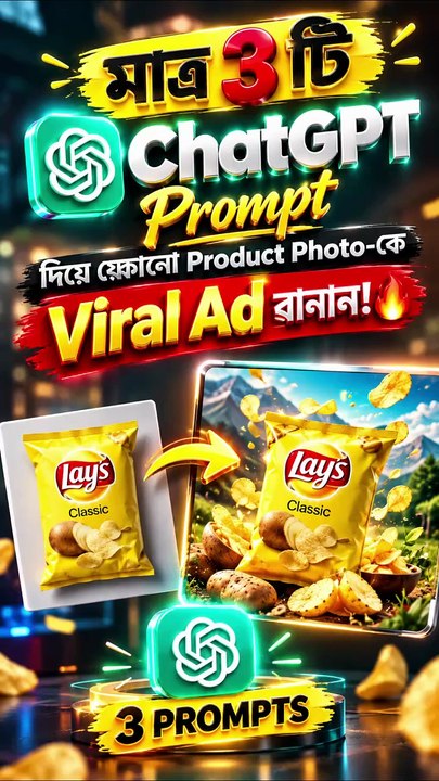 3 ChatGPT Prompts That Turn Product Photos Into INSANE Ads!