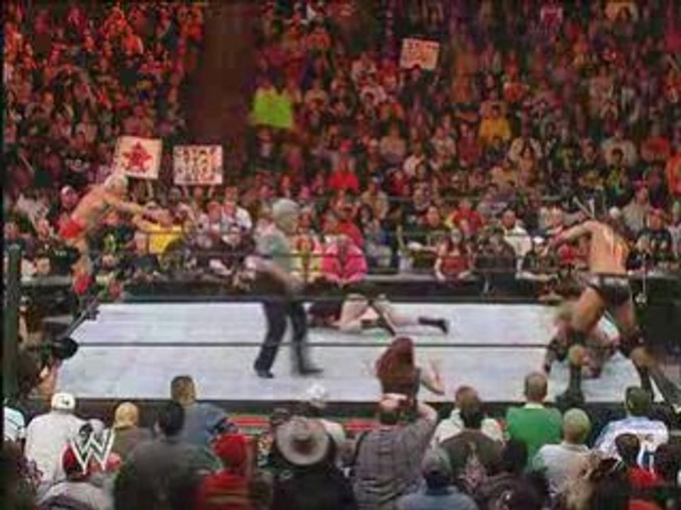 Ric Flair and Roddy Piper vs Rated RKO