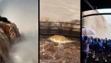 Una crecida del agua vertiginosa en Iguazú cierra parte del parque natural