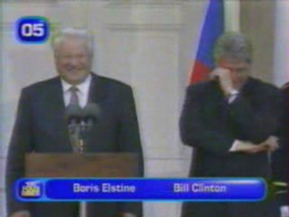 Fou rire - Eltsine Bill Clinton