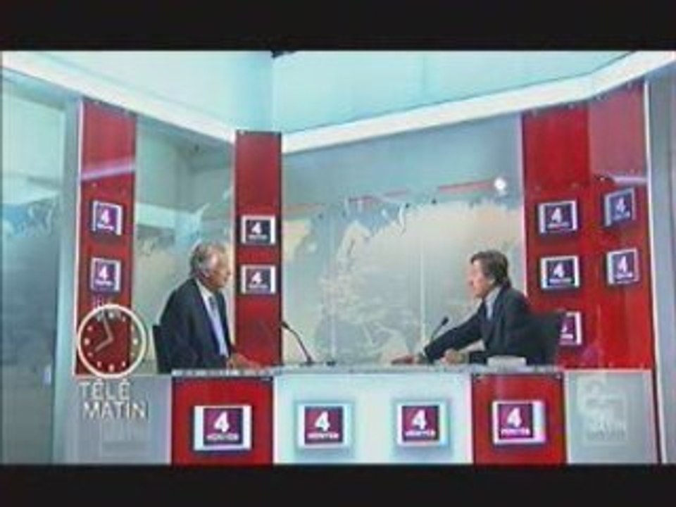 Villepin 27 août 2008 France 2
