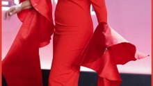 ليلي علوي بإطلالة حمراء جذابة في مهرجان الجونة السينمائي