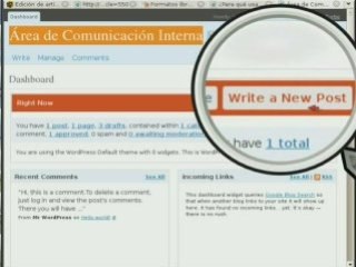 Mini Tutorial sobre blog de COEA