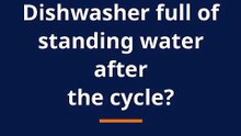 Dishwasher Not Draining? It's Usually This $0 Clog