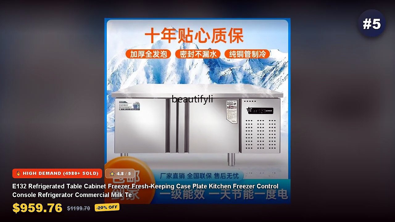 Top 5 Refrigerated Workbench Freezers For Kitchens: Top 5 Best Sellers ...