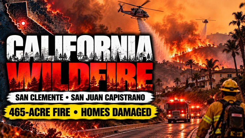 Norte Fire California: 465-Acre Wildfire Forces Evacuations as Homes Burn | World